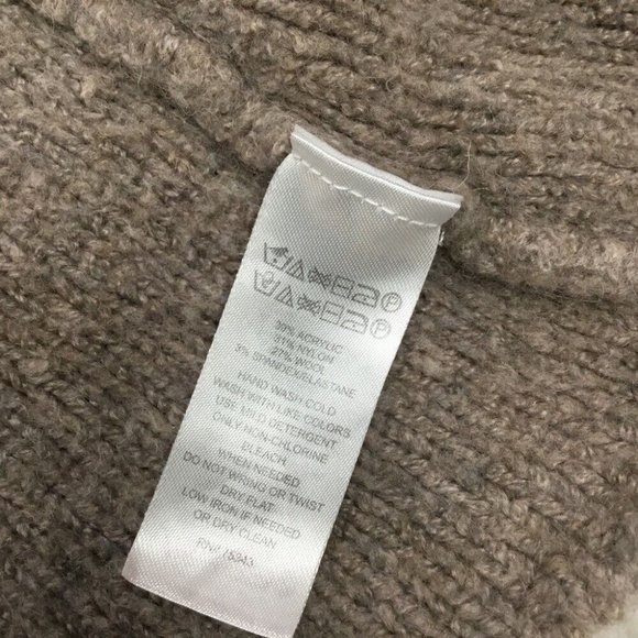 Tahari Women’s Tan Coastal Sleeveless Lagenlook Hooded Open‎ Cardigan XS/C33 - Picture 7 of 9